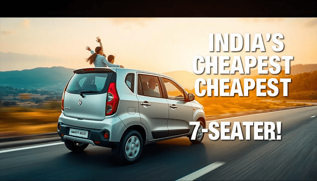 Maruti Eeco: India’s Cheapest 7-Seater Car at Just ₹5.29 Lakh! Here’s Why It’s Selling Like Hotcakes!